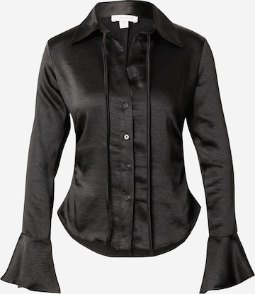 Camicia da donna di TOPSHOP in nero: frontale