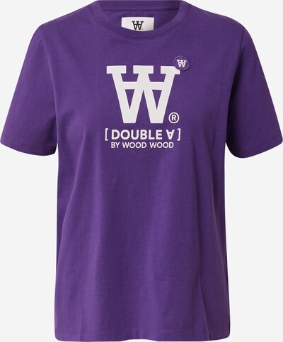 WOOD WOOD Shirt 'Mia' in Dark purple / White, Item view