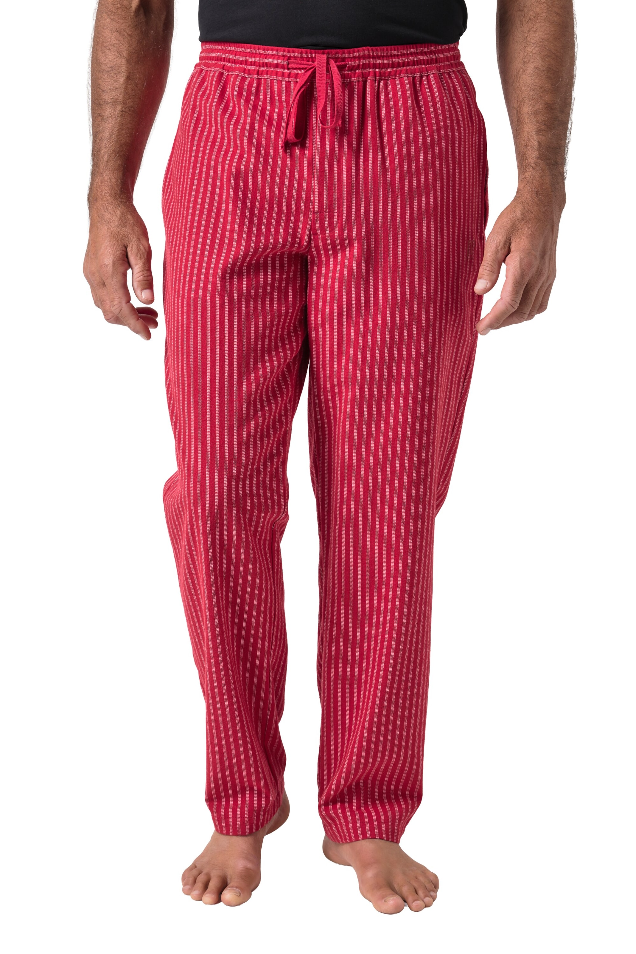JP1880 Pyjamabroek in Rood: voorkant