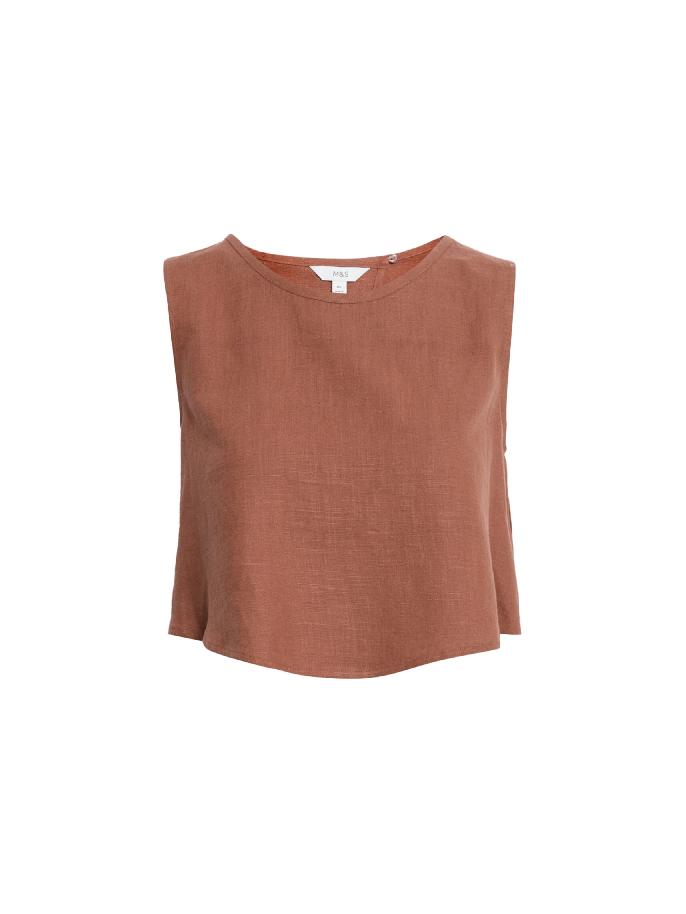 Camicia da donna di Marks & Spencer in marrone: frontale