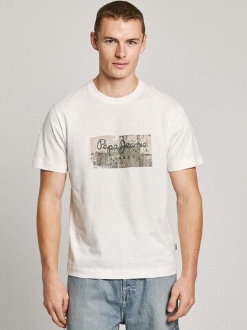 Maglietta 'DALTER' di Pepe Jeans in bianco: frontale