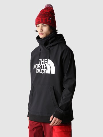 THE NORTH FACE - Sweatshirt de desporto 'TEKNO' em preto: frente