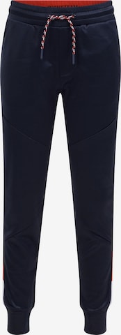 WE Fashion Tapered Trousers in Blue: front