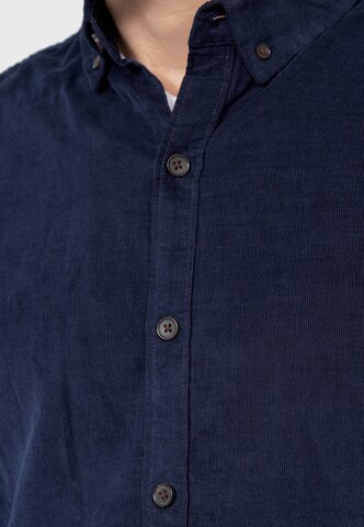 INDICODE JEANS Regular fit Overhemd 'Ryan' in Blauw