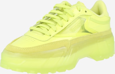 Reebok Classic Baskets basses 'CLUB C CARDI' en jaune fluo, Vue avec produit