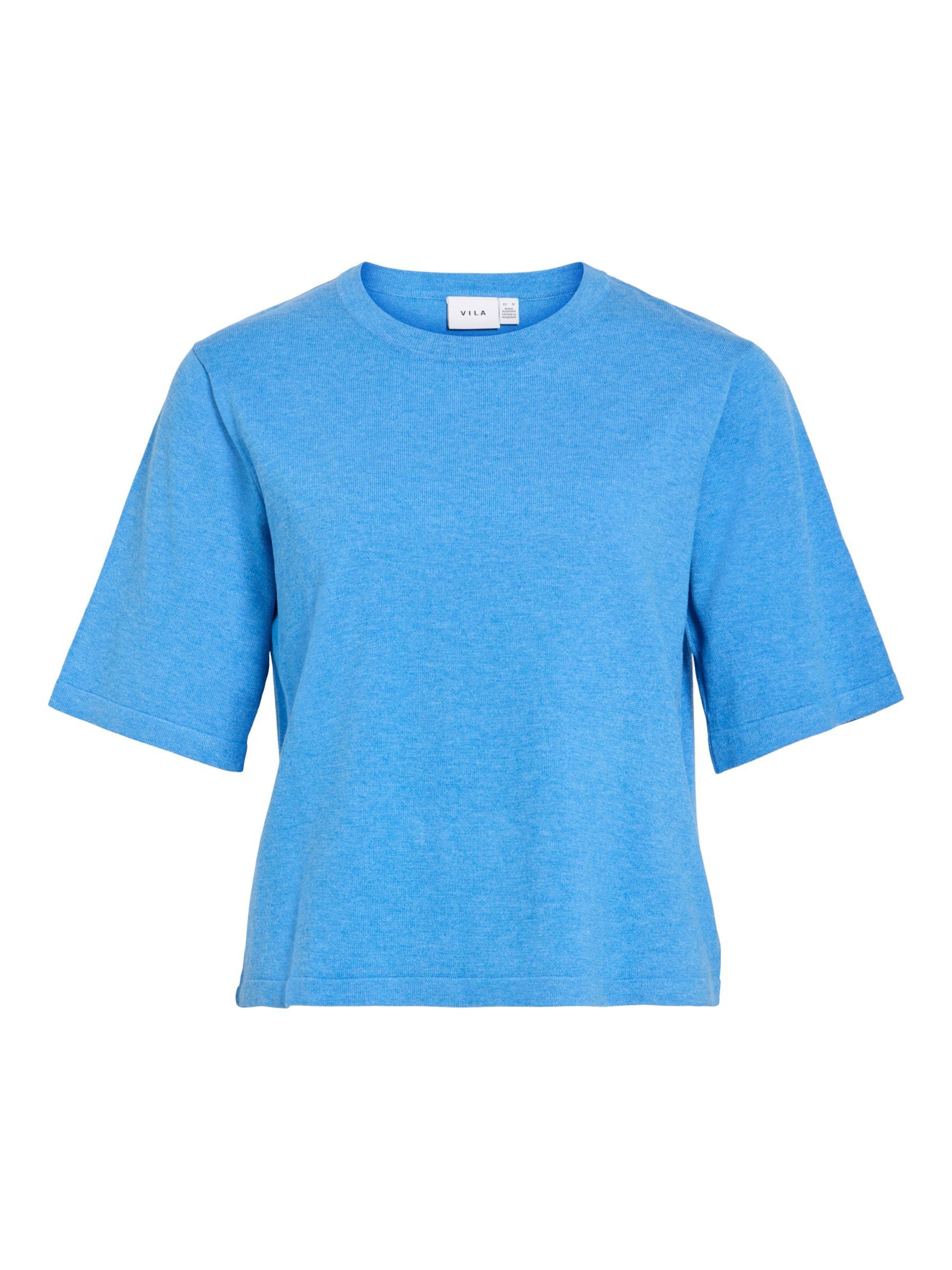 VILA Sweater 'MALU' in Blue: front