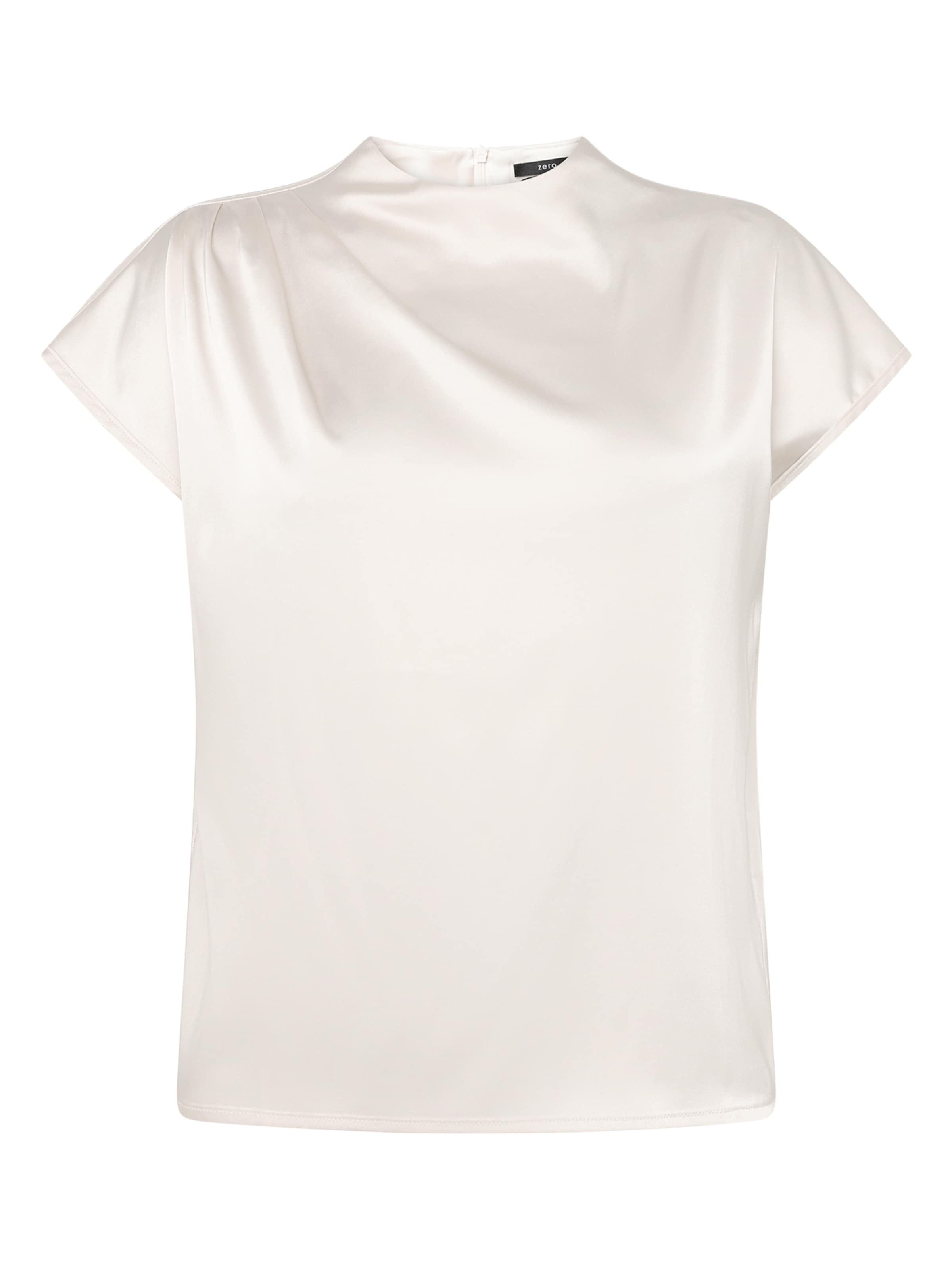 Camicia da donna di zero in beige: frontale