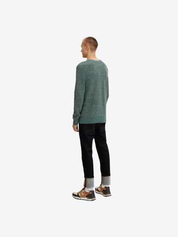 TOM TAILOR Sweater in Green