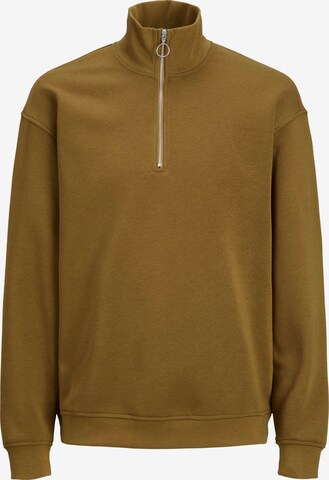 Sweat-shirt 'Brink' JACK & JONES en marron : devant