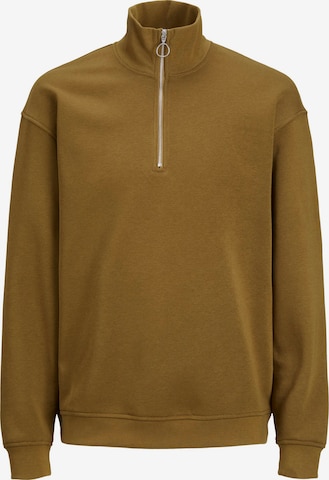 JACK & JONES Sweatshirt 'Brink' in Brown: front