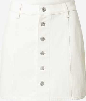 LEVI'S ® Rok 'A-Line Mini' in Wit: voorkant