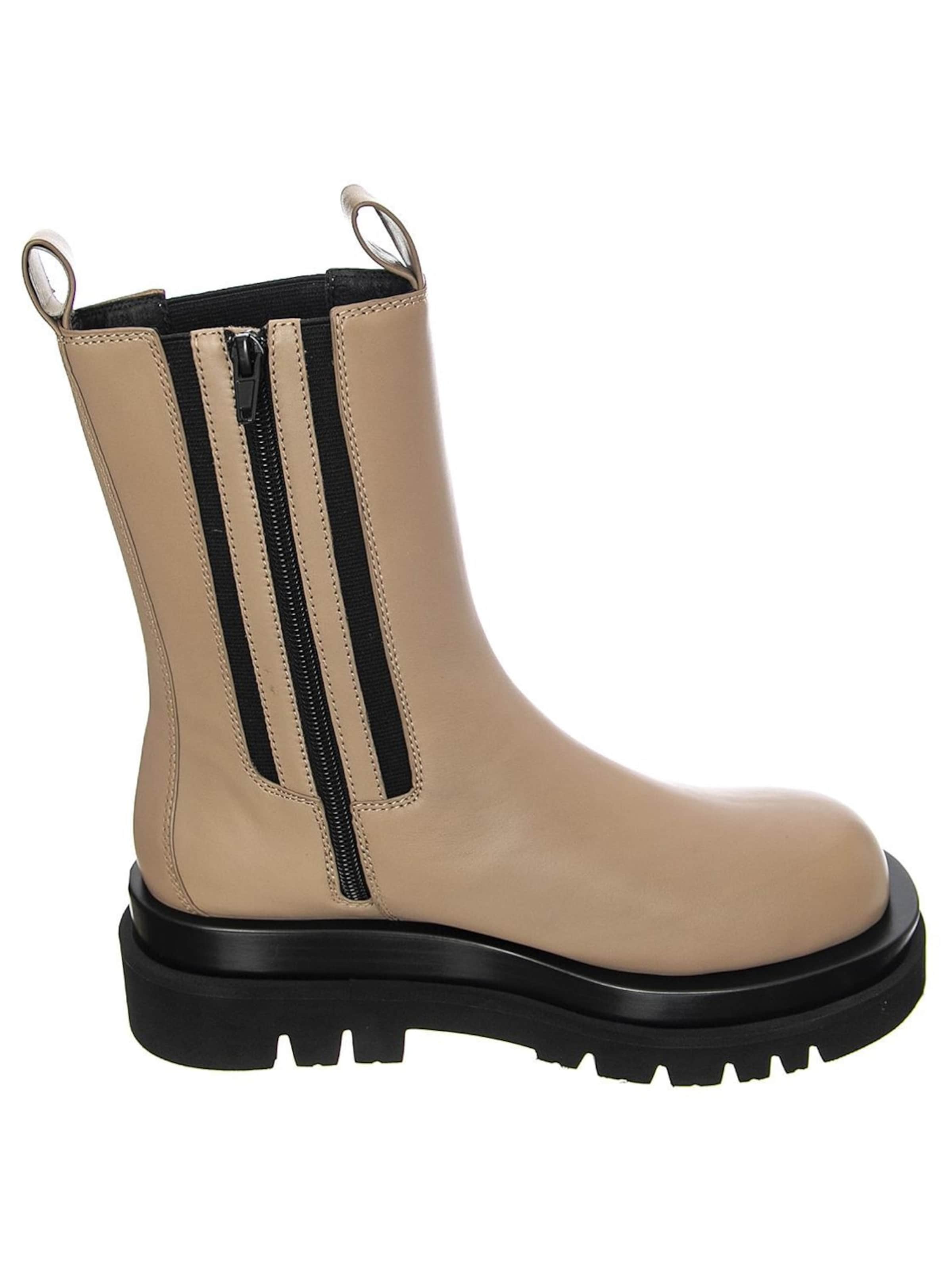 Jeffrey Campbell Kozaki 'Womens Tanked Dark Nude Boots' w kolorze beżowy