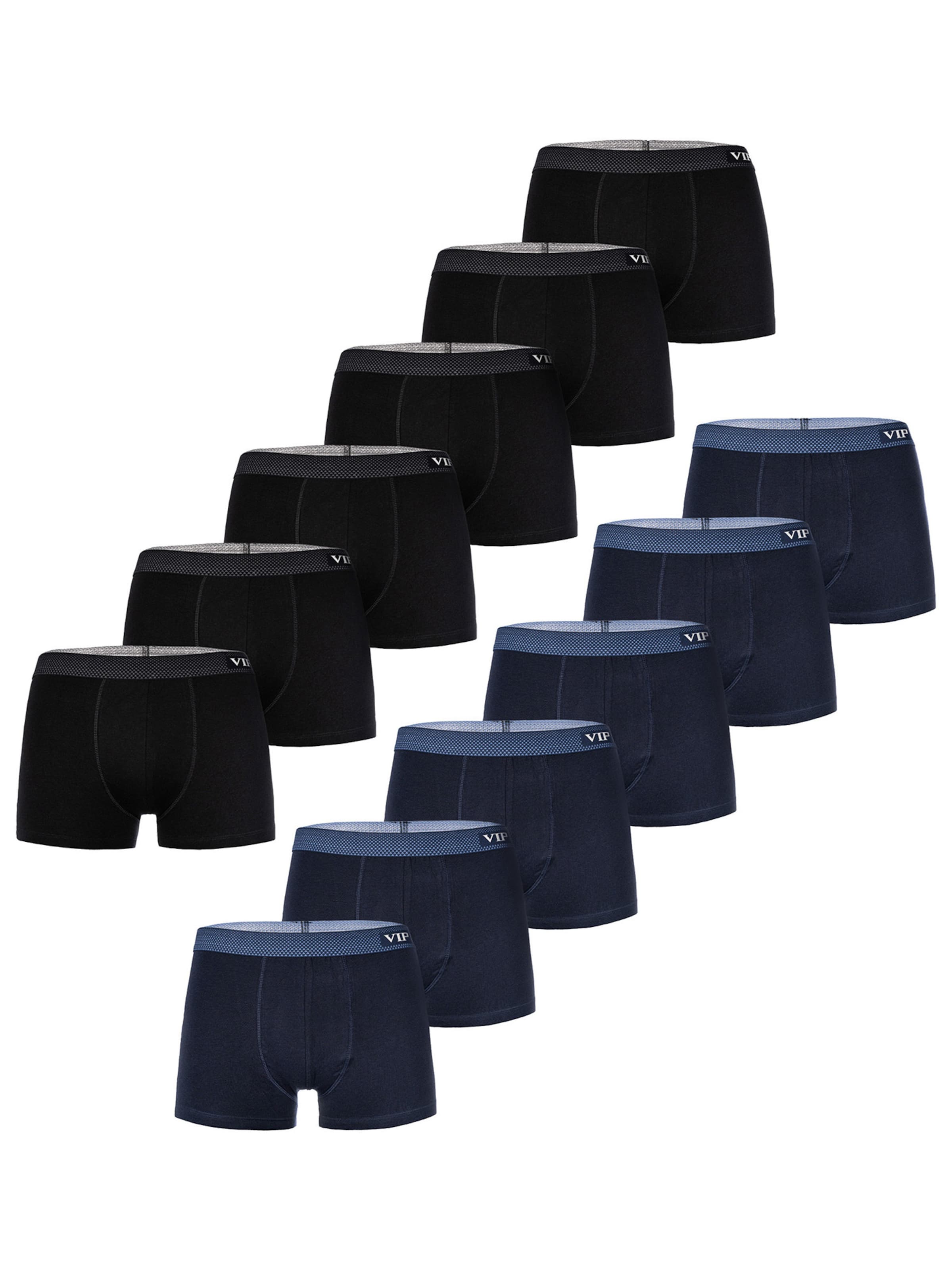 VIP Boxer shorts ' Premium Jersey Stretch ' in Blue: front