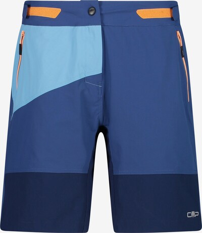 CMP Fahrradshorts in navy / hellblau / dunkelblau / orange, Produktansicht