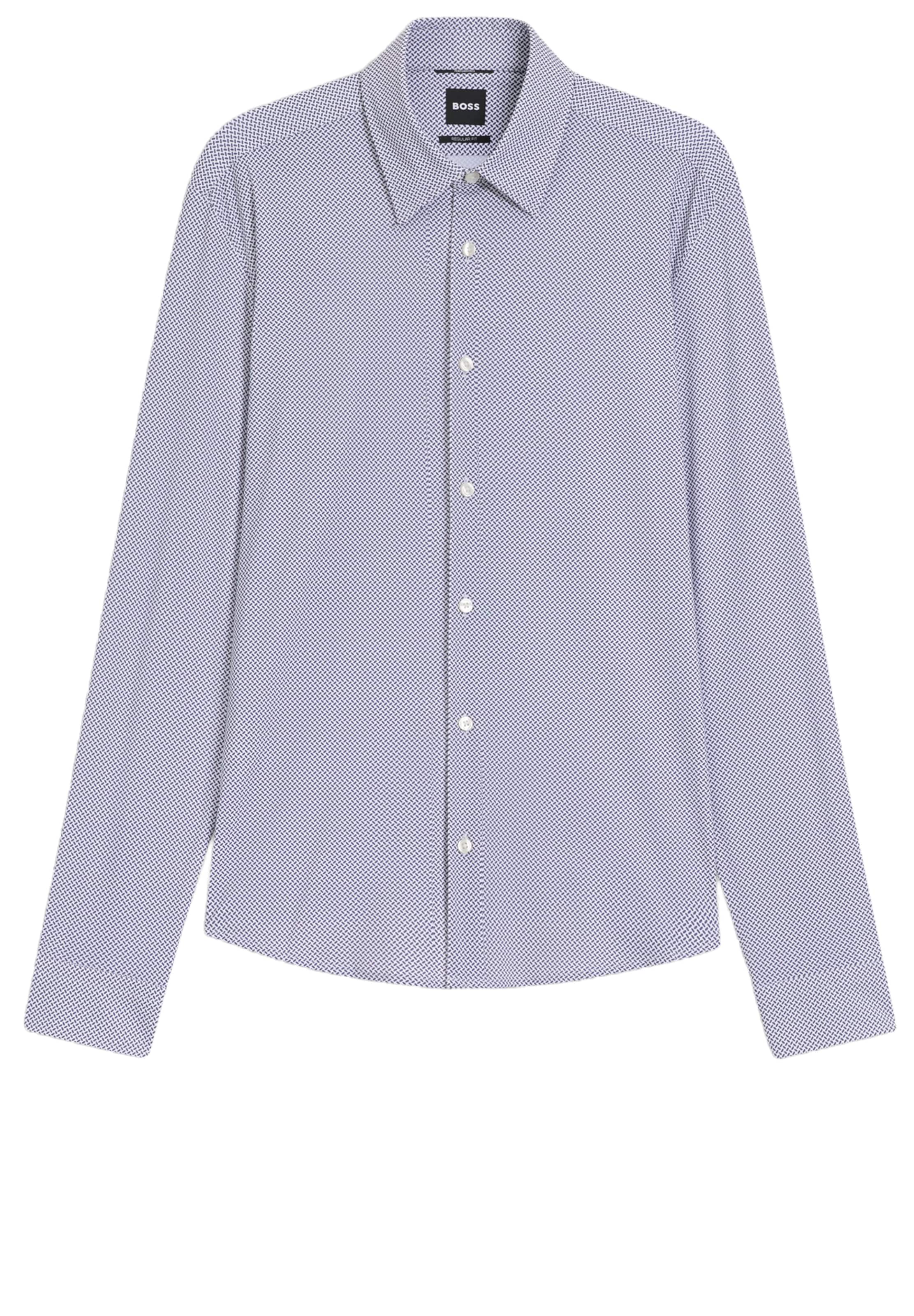 BOSS Regular Fit Hemd 'P-Liam' in Weiß: Vorderseite