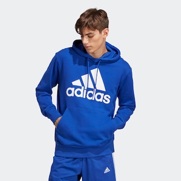 ADIDAS SPORTSWEAR Спортен блузон 'Essentials' в синьо: отпред