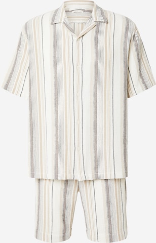 Fit confort Survêtement 'SLHCAL' SELECTED en blanc : devant