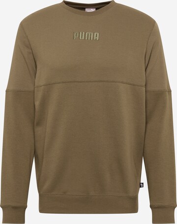 PUMA Sportsweatshirt in Grün: front
