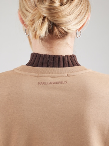 Sweat-shirt 'ESSENTIAL' Karl Lagerfeld en marron