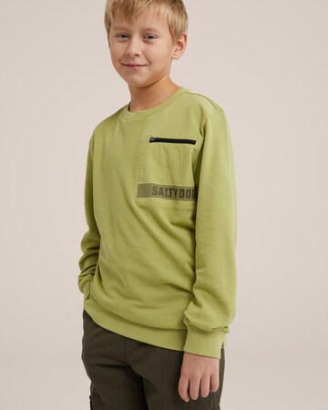 WE Fashion Shirt in Groen: voorkant