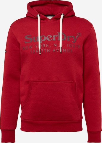 Superdry Sweatshirt 'VENUE' in Rood: voorkant