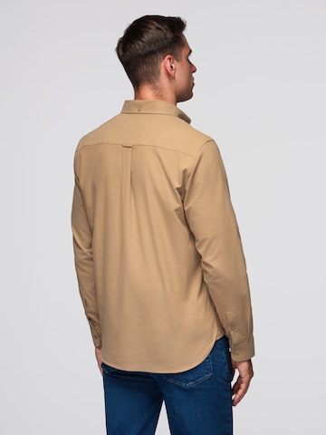 Ombre Regular fit Business shirt in Brown