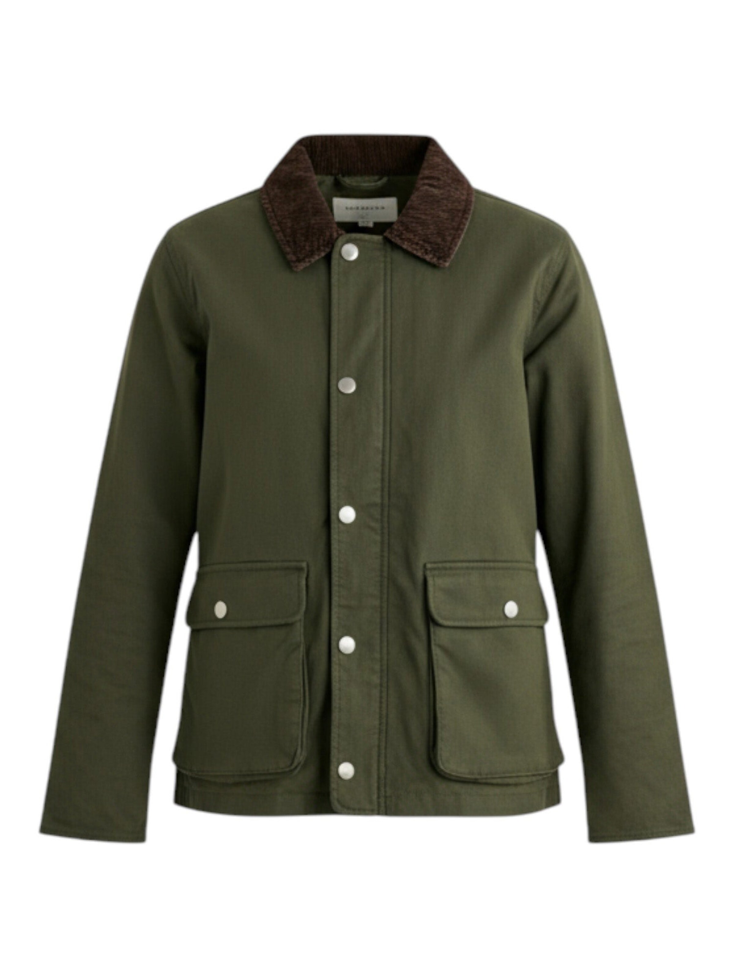 TEESHOPPEN Between-Season Jacket in Green: front