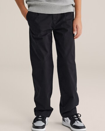 WE Fashion Loosefit Nadrág - fekete: elől