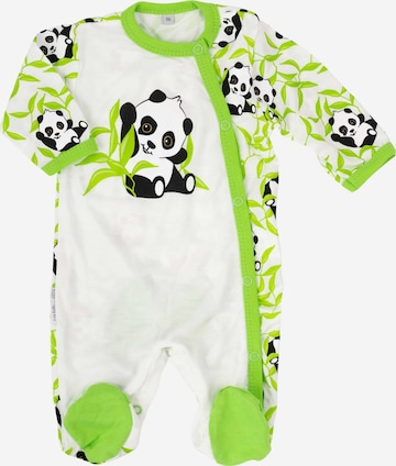 Pyjama ' Happy Panda ' Baby Sweets en blanc : devant