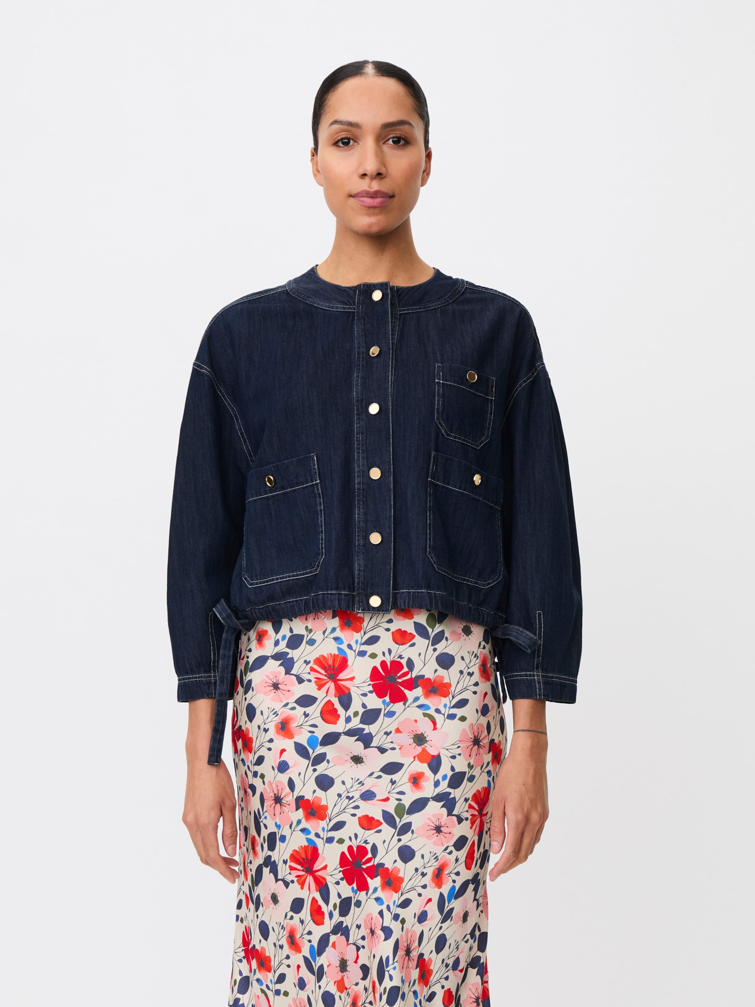 Veste mi-saison 'MaJynthera' Masai en bleu : devant