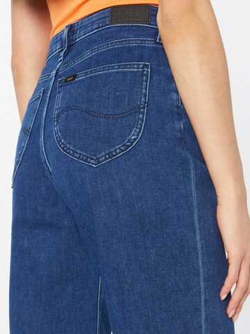 Lee Wide Leg Jeans i blå