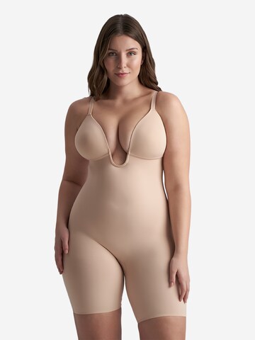 Body modelant 'Sculpting Bodysuit Deep V' Bye Bra en beige