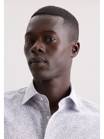 Coupe slim Chemise business SEIDENSTICKER en bleu