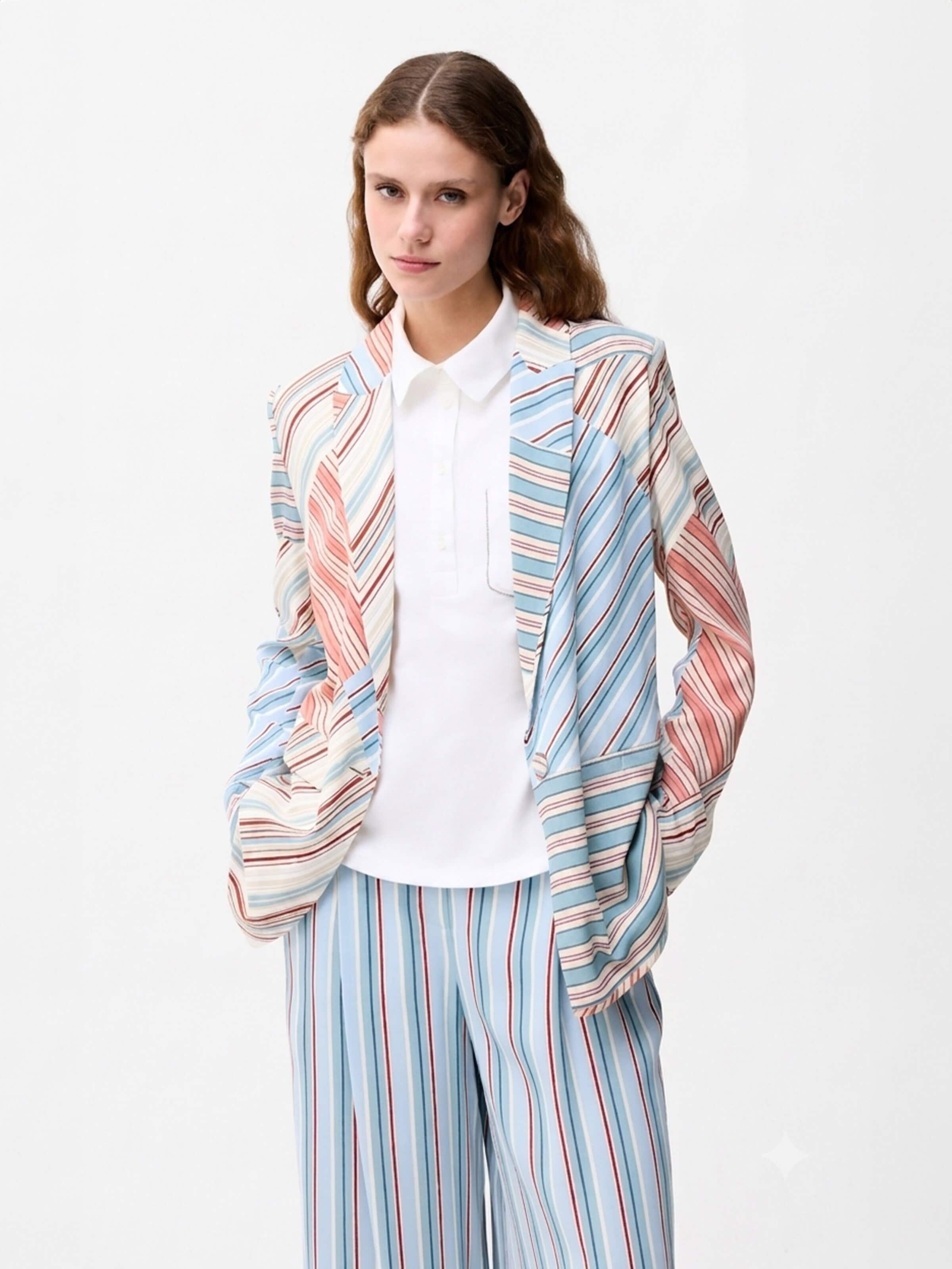 adl Blazer in Blue: front