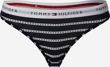 Tommy Hilfiger Underwear Tanga – modrá: přední strana