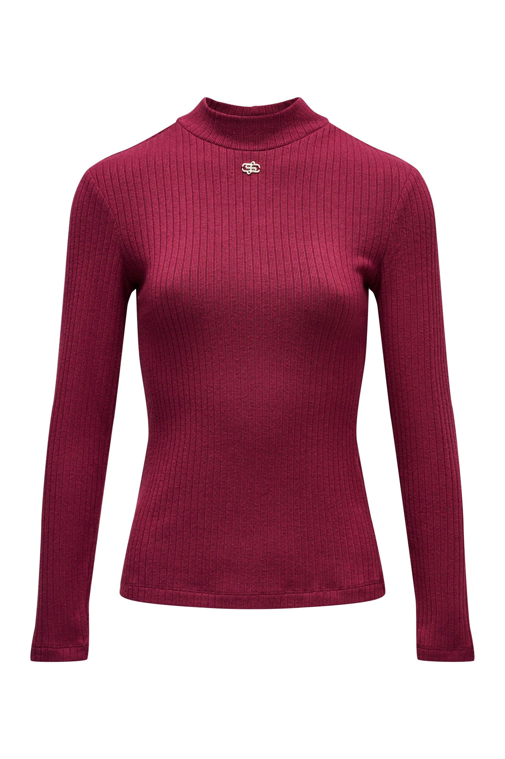 Pull-over Salsa Jeans en rouge : devant