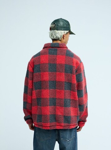 QUIKSILVER Fleece Jacket in Red