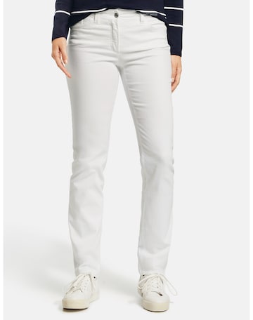 GERRY WEBER Slimfit Jeans in Weiß: predná strana