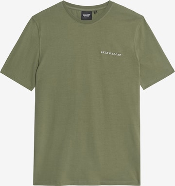 T-Shirt Lyle & Scott en vert : devant