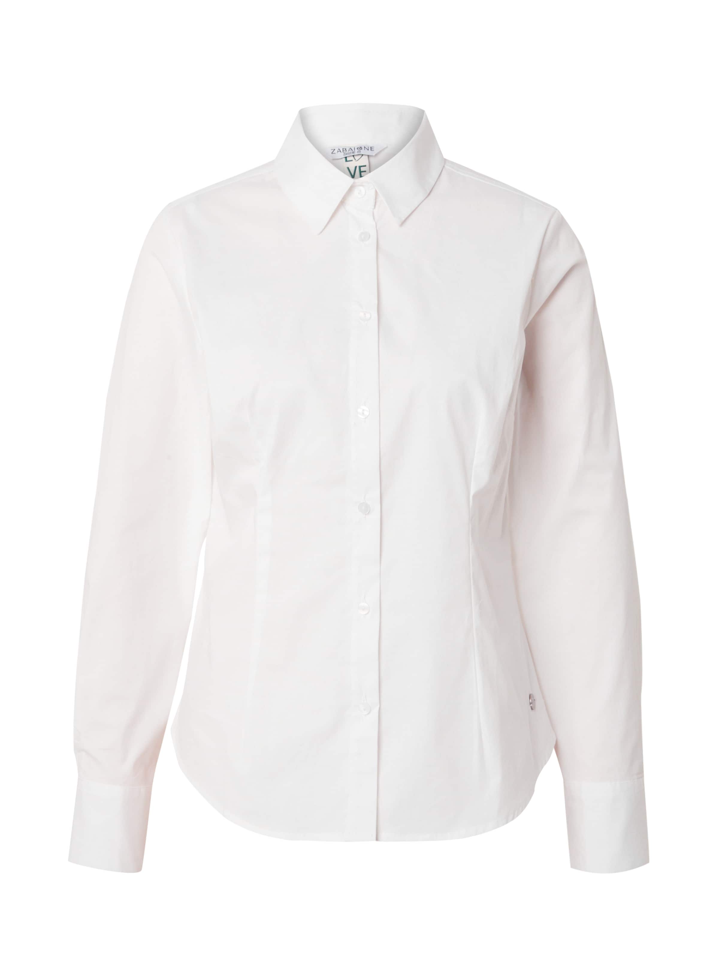ZABAIONE Bluse 'He44llen' i hvid: forside