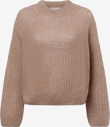 Marie Lund Strickpullover aus Wolle ' ' in Beige: Vorderseite