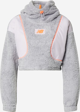 new balance - Camiseta deportiva en gris: frente