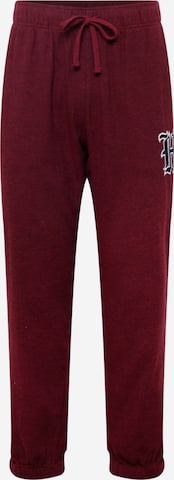 Pantaloncini da pigiama di HOLLISTER in rosso: frontale