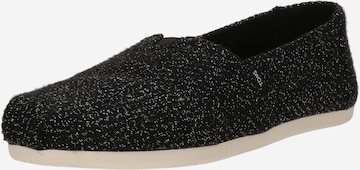 TOMSSlip On cipele 'ALPARGATA' - crna boja: prednji dio