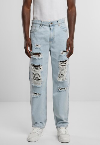 Karl Kani Loosefit Jeans' KM231-019-1 KK' in Blau: Vorderseite