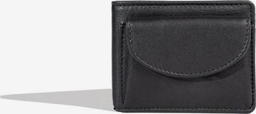 Portamonete 'MINI Geldbörse aus Leder mit RFID' di Friedrich23 in nero: frontale