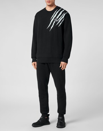 Plein Sport Sweatshirt 'Scratch' in Black