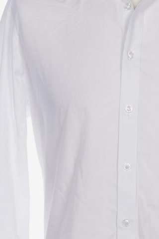Commander Button Up Shirt in M in White