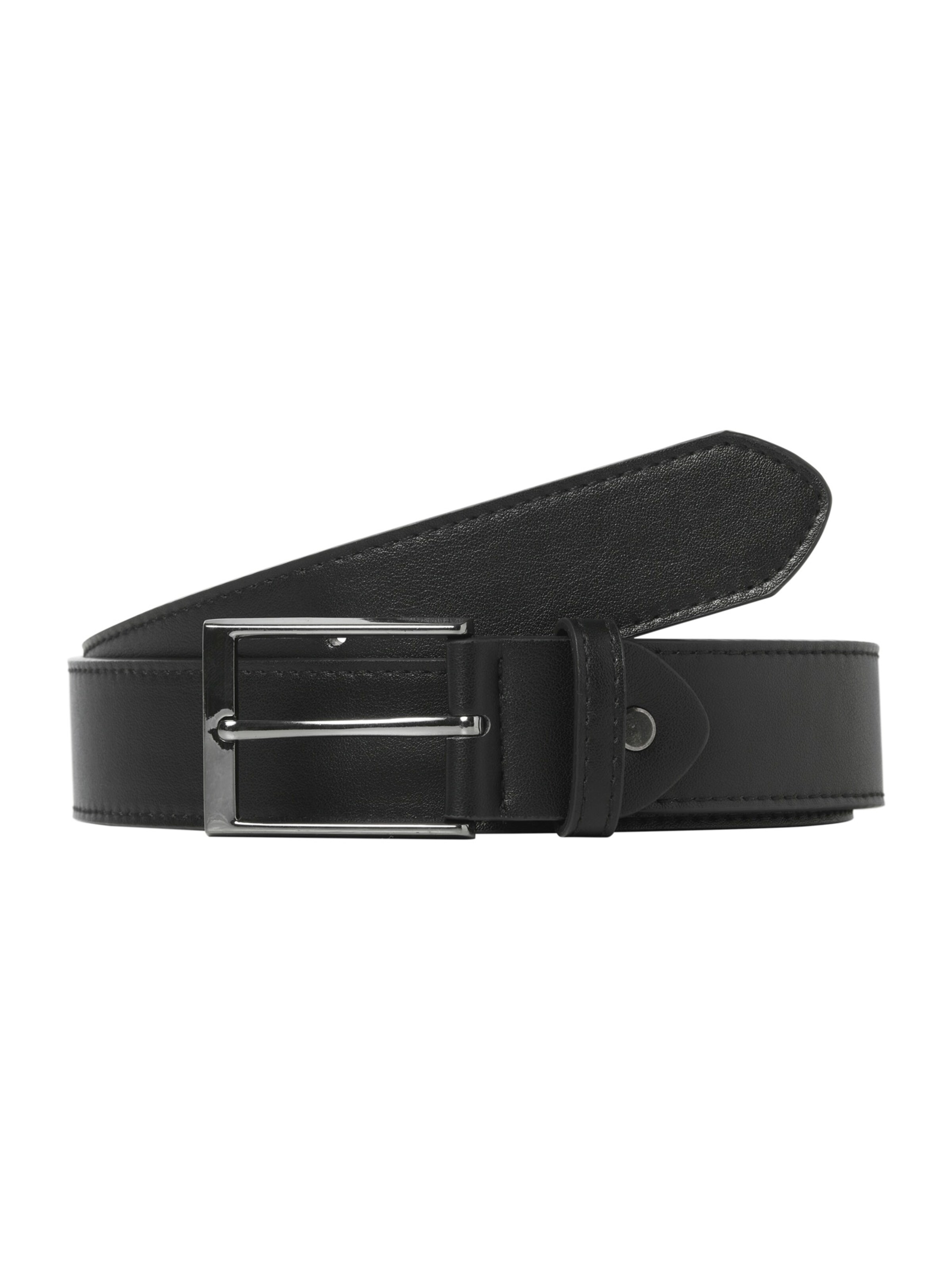 JACK & JONES - Cinturón 'JACLAKE' en negro: frente