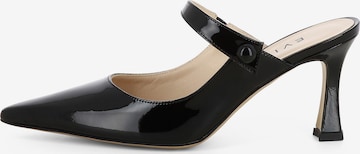 EVITA Damen Pantolette PENELOPE in Schwarz: Vorderseite